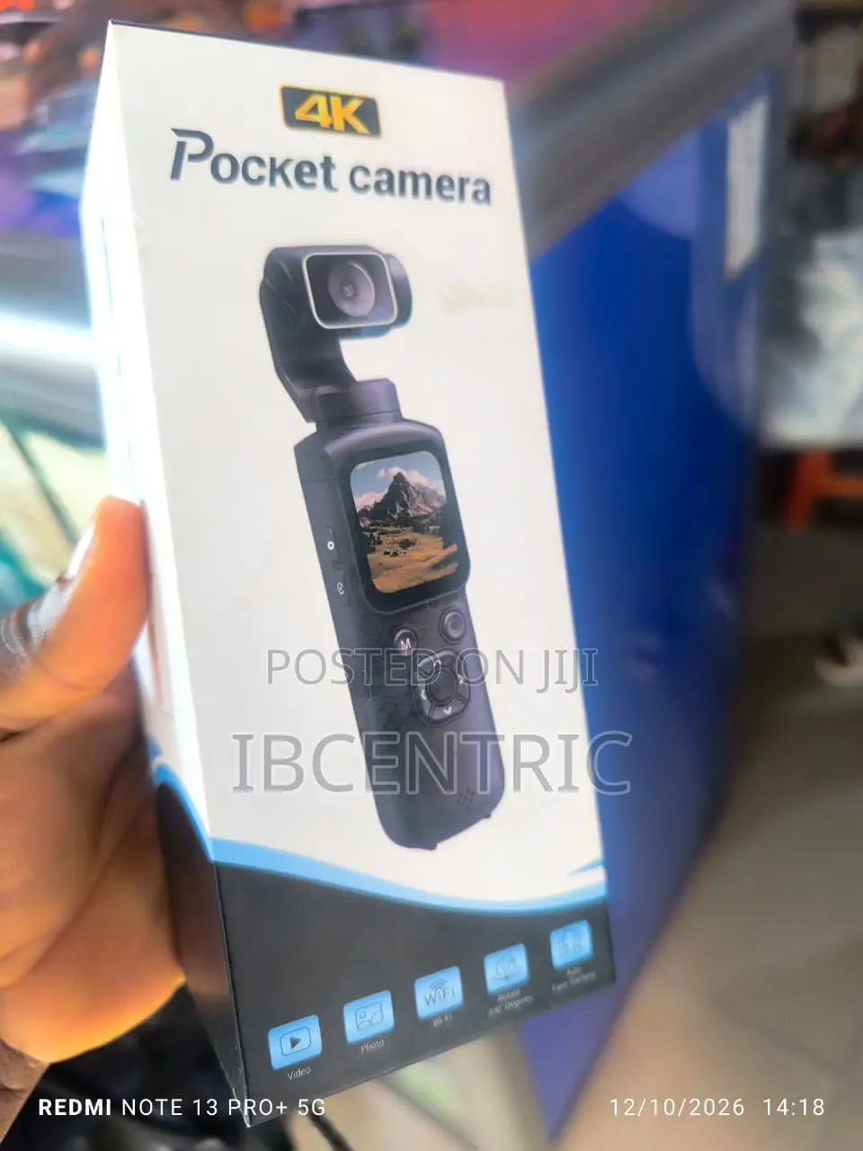 4K Pocket Handheld Camera