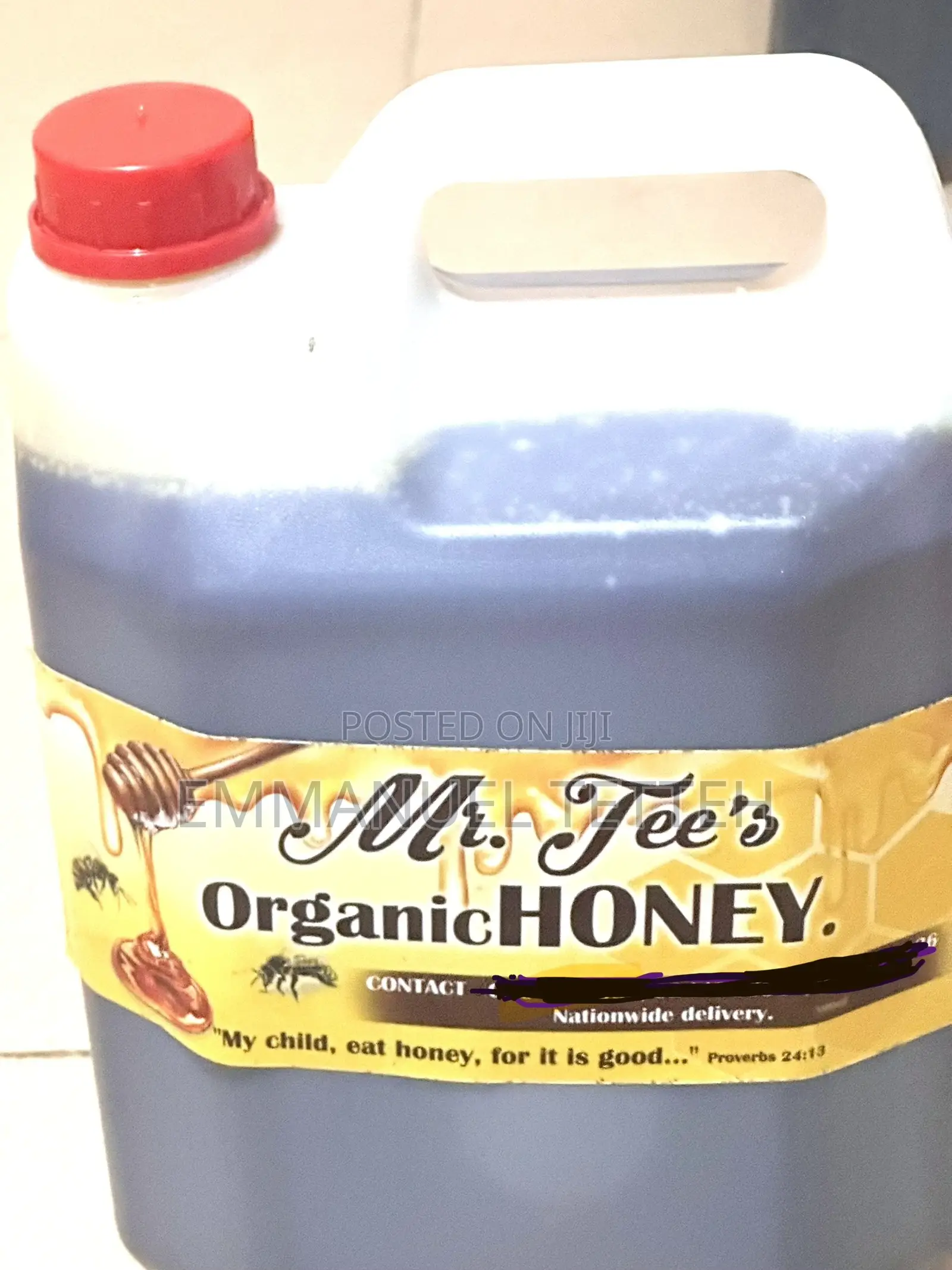 5 L. Organic Honey at Teshie