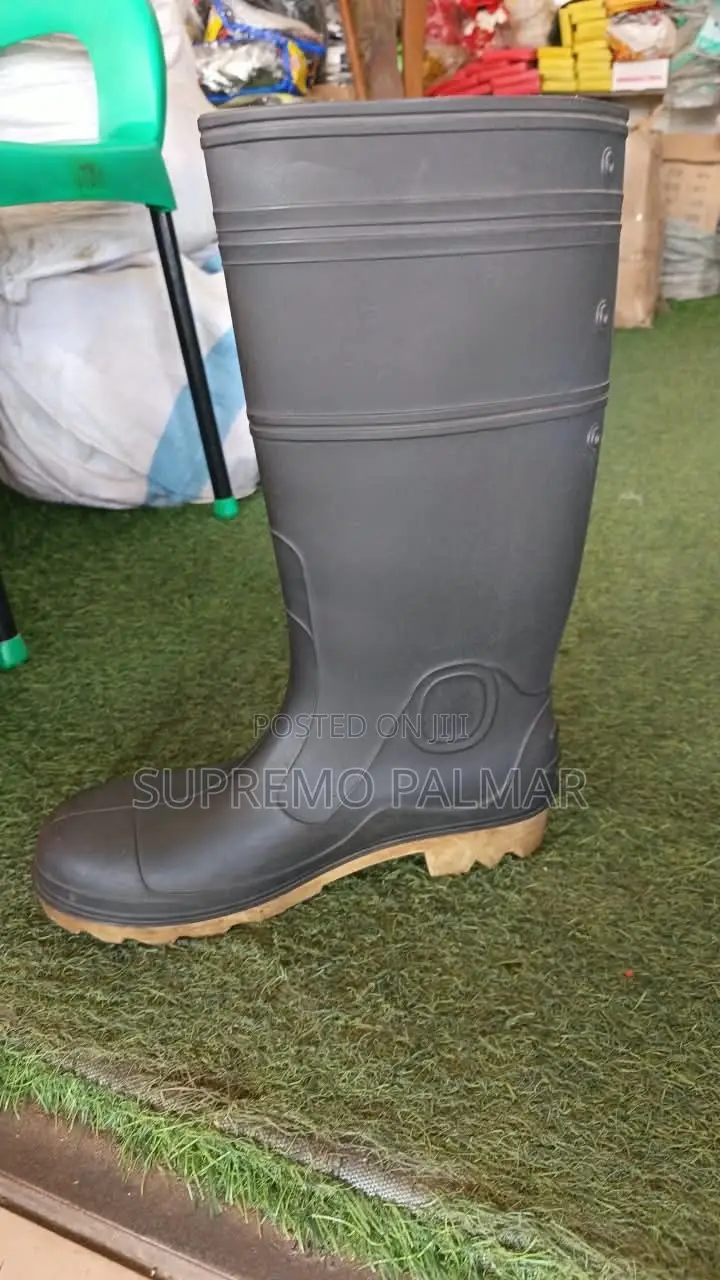 Steel Toe Waterproof Industrial Gumboots – Knee High