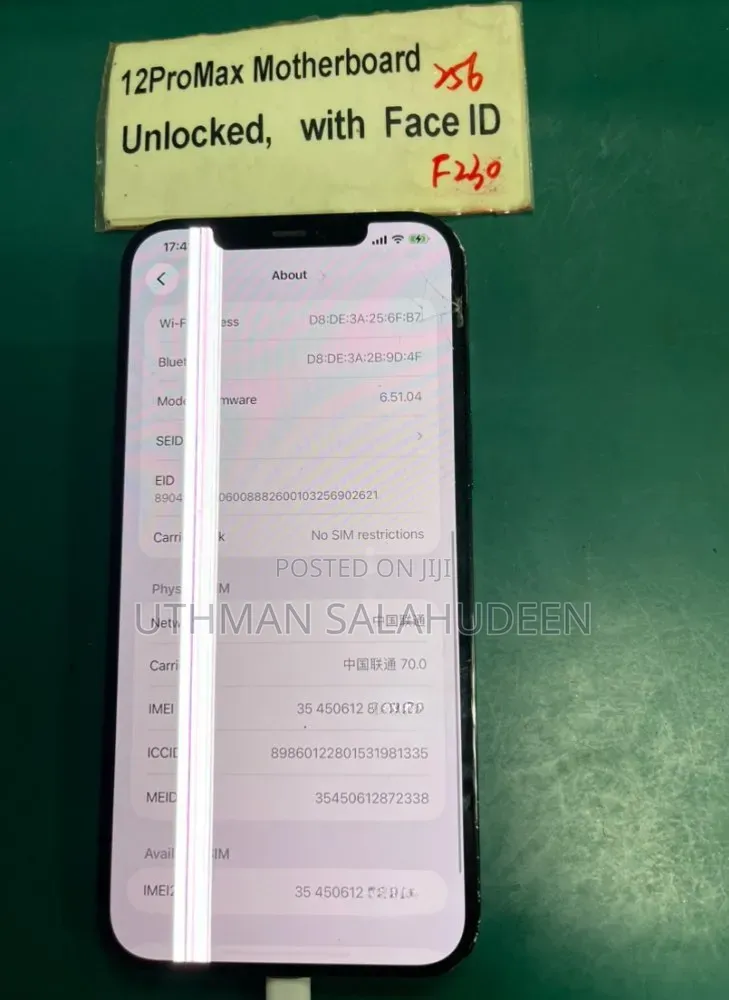 iPhone 12 Pro Max Motherboard Fully Unlocked