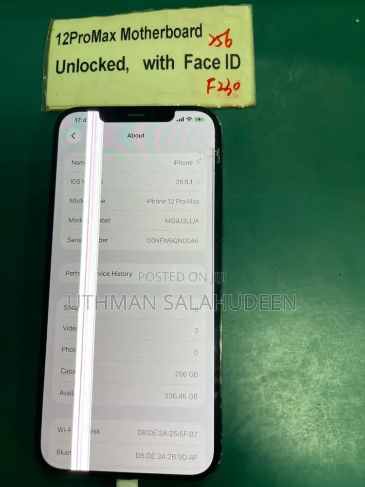 iPhone 12 Pro Max Motherboard Fully Unlocked
