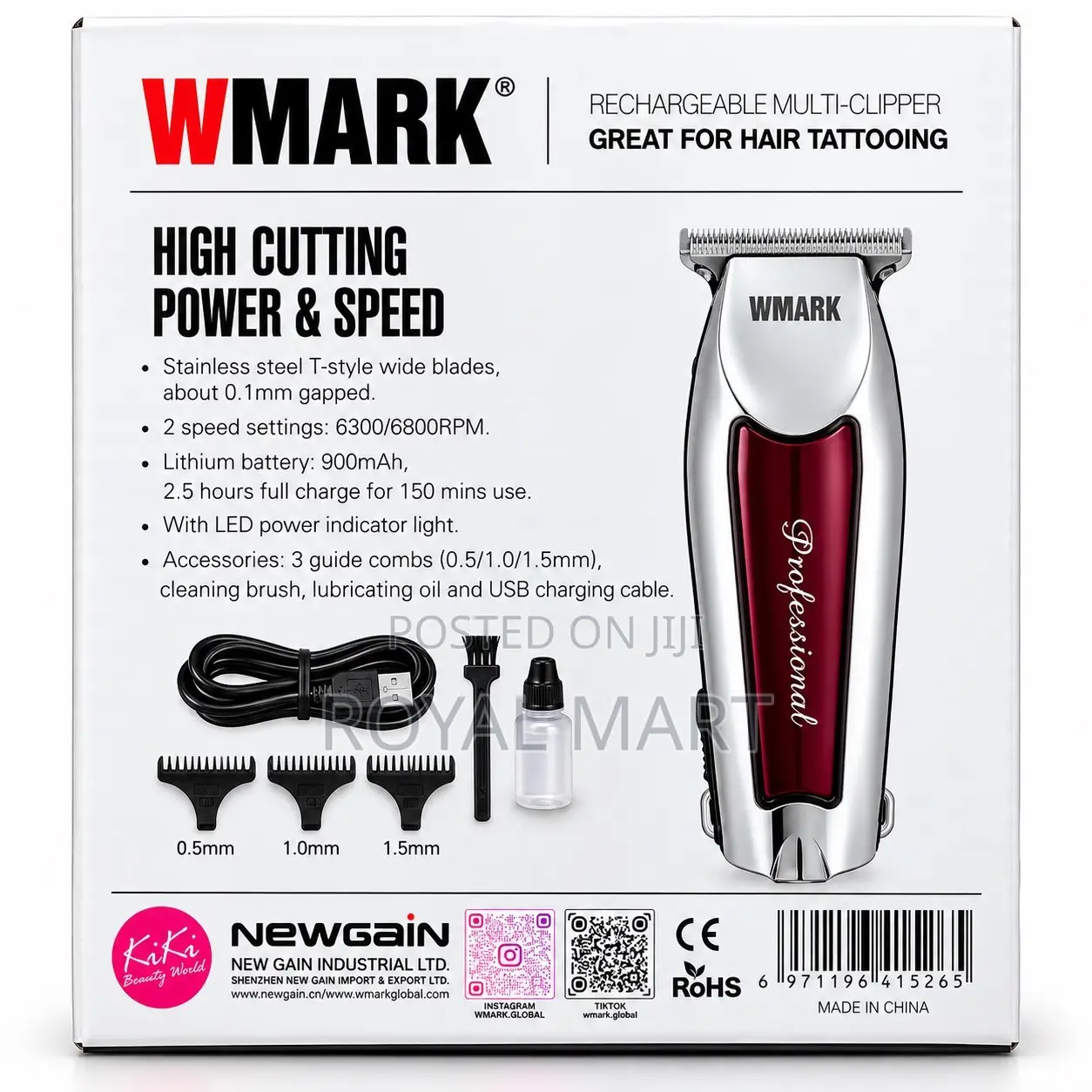 WMARK NG-310 Professional Cordless Trimmer