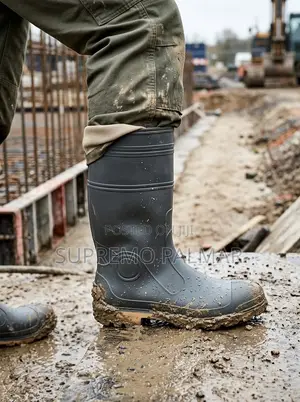 Steel Toe Waterproof Industrial Gumboots – Knee High
