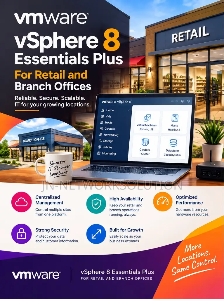 VMware vSphere 8 Essentials Plus for Retail and Branch Offices