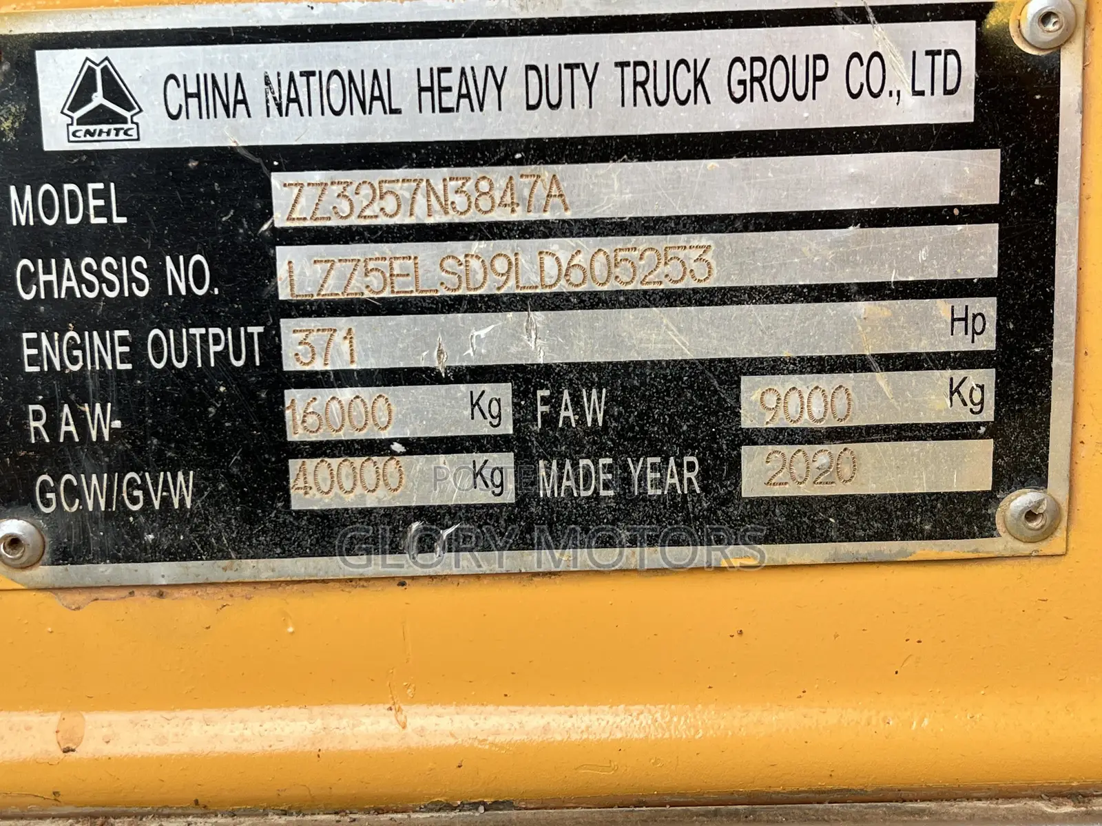 20 Cubic Dump Truck