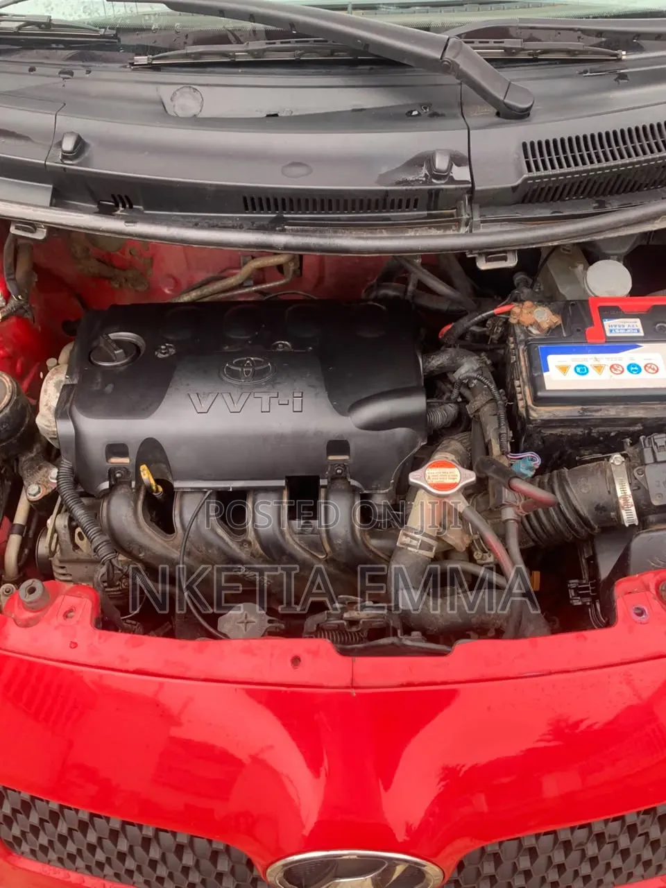 Toyota Vitz 1.5 FWD 3dr 2010 Red