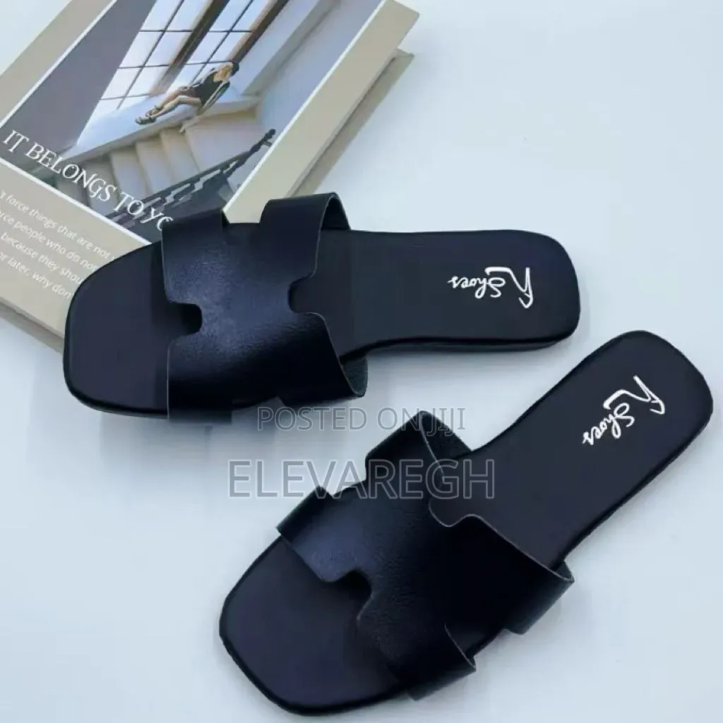 Simple Hermes Slippers