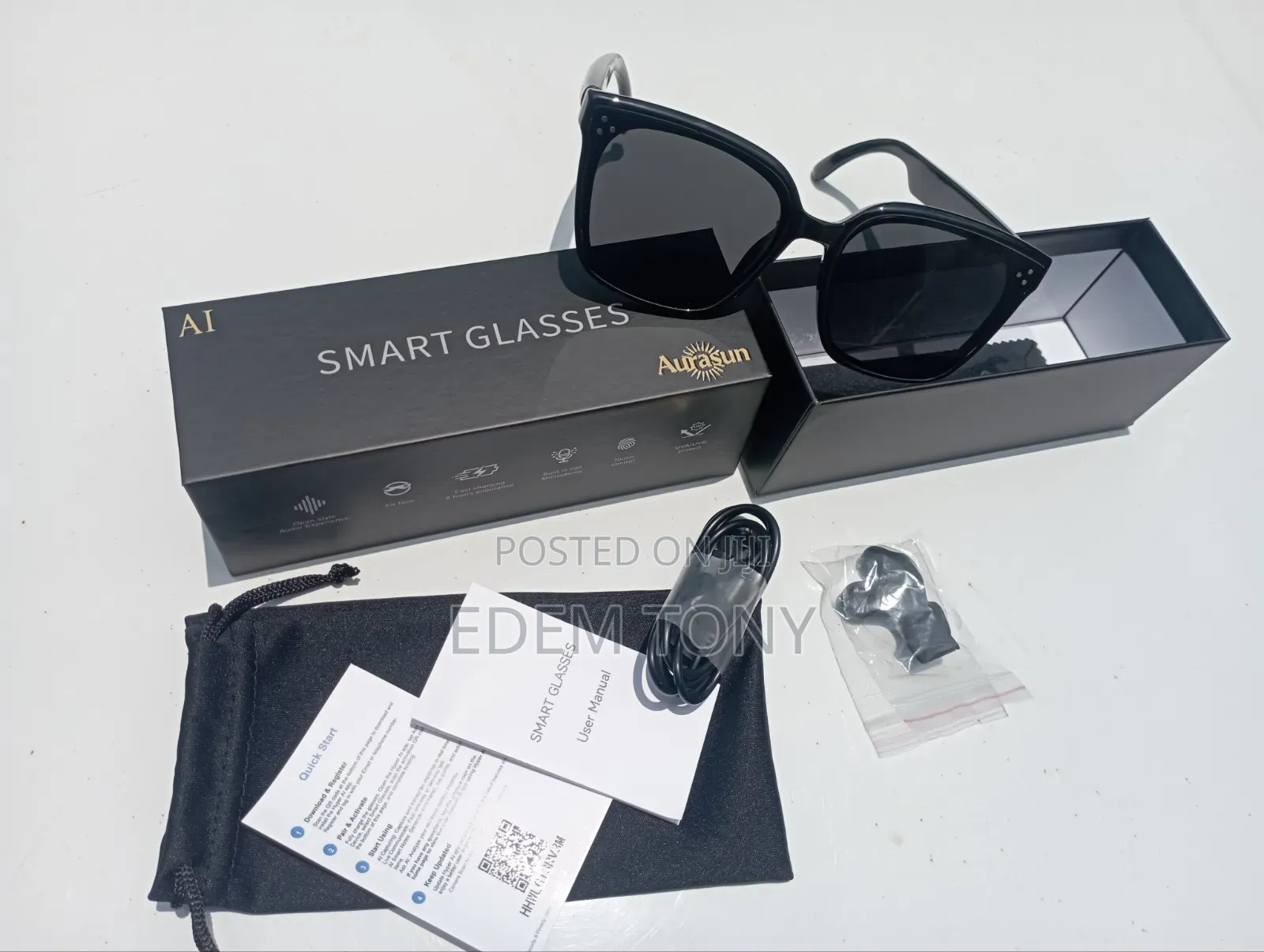 AuraSun Smart Audio/Bluetooth Sunglasses