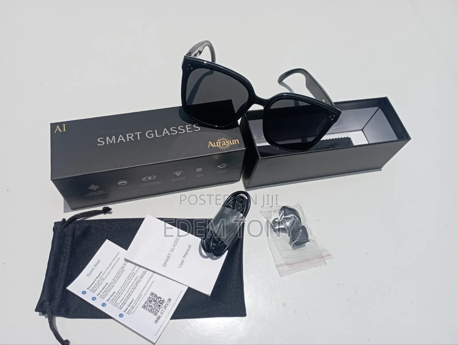 AuraSun Smart Audio/Bluetooth Sunglasses