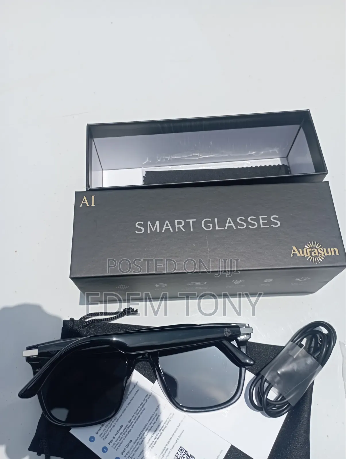 AuraSun Smart Audio/Bluetooth Sunglasses