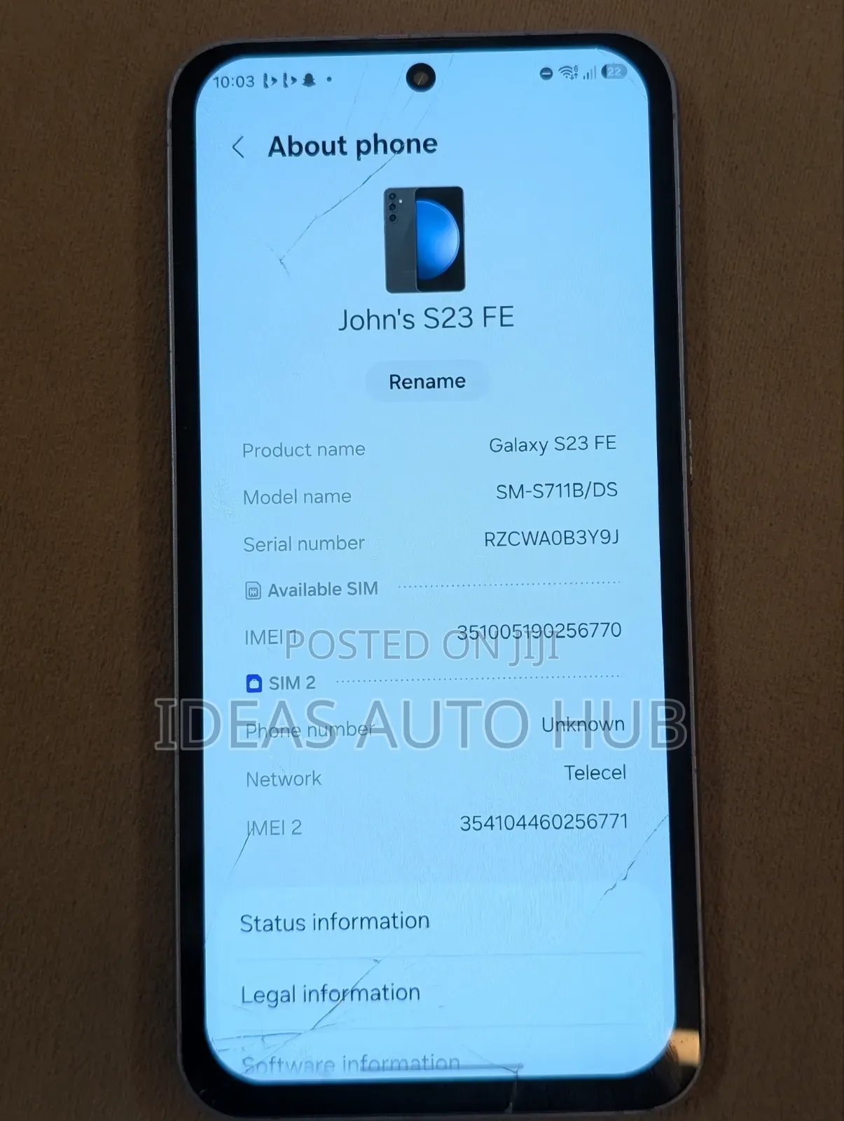 Samsung Galaxy S23 FE 128 GB Gray