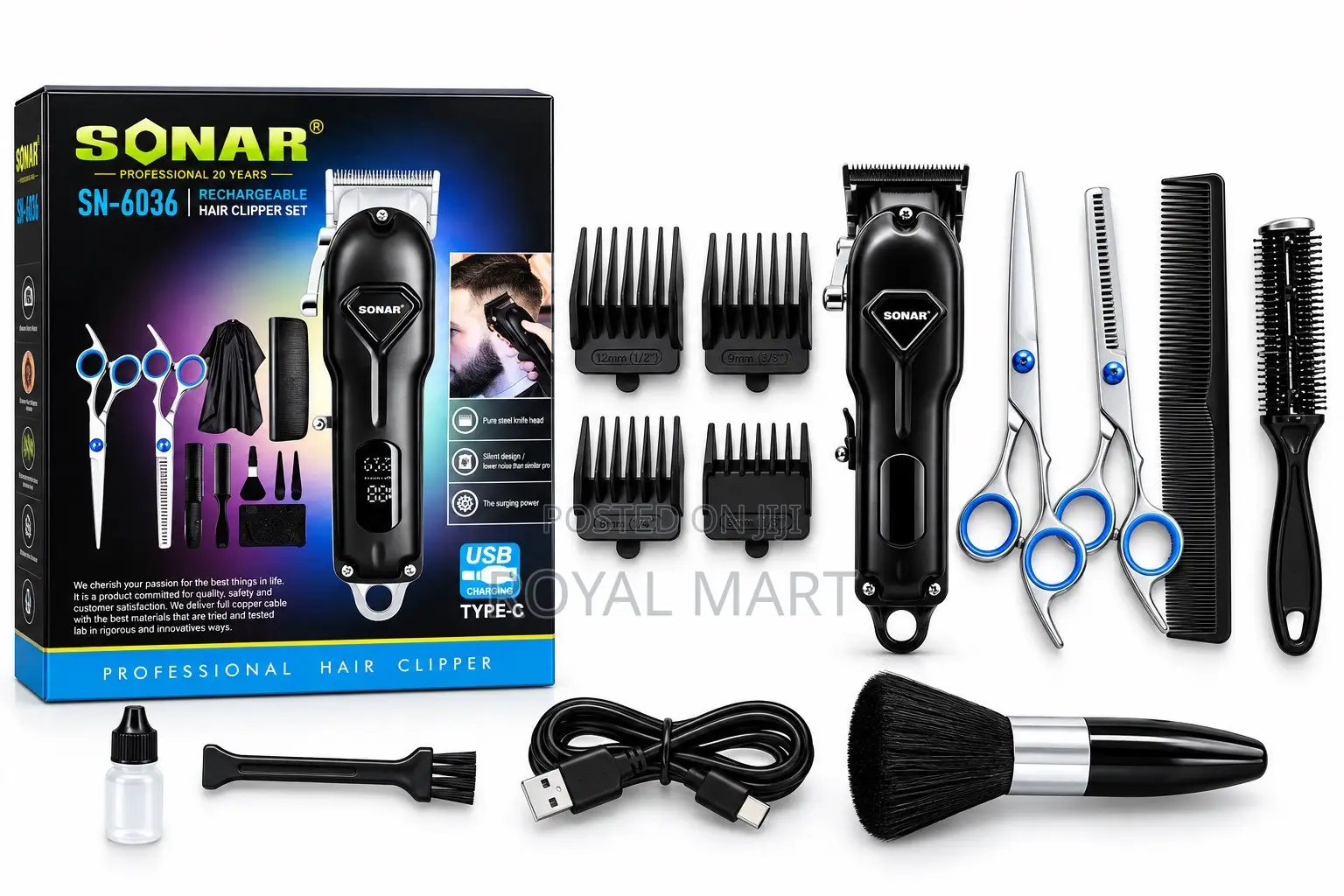 SONAR SN-6036 Professional Hair Clipper Set