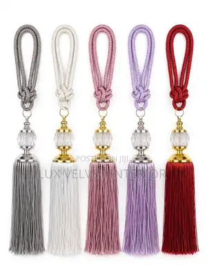 Luxury Curtain Tassel Tieback Holder - 2 Pieces