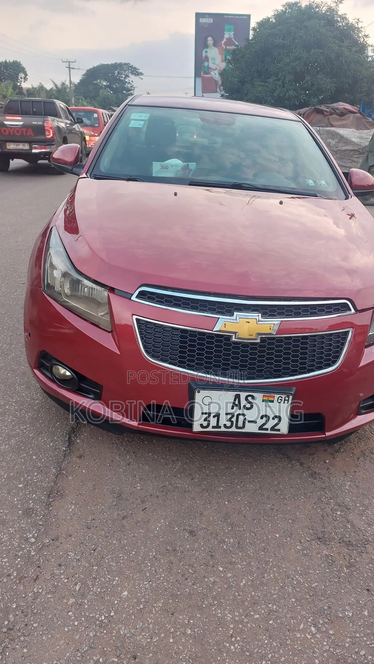 Chevrolet Cruze 1LT 4dr Sedan (1.4L 4cyl Turbo 6A) 2014 Red