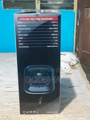  Sing-E Zqs8288 Super Bass Party Speaker – Brand New 