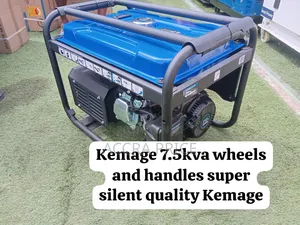 Kemage 7.5kVA Super Silent Generator With Wheels and Handles
