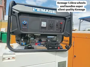 Kemage 7.5kVA Silent Generator With Easy-Move Wheels and Handles