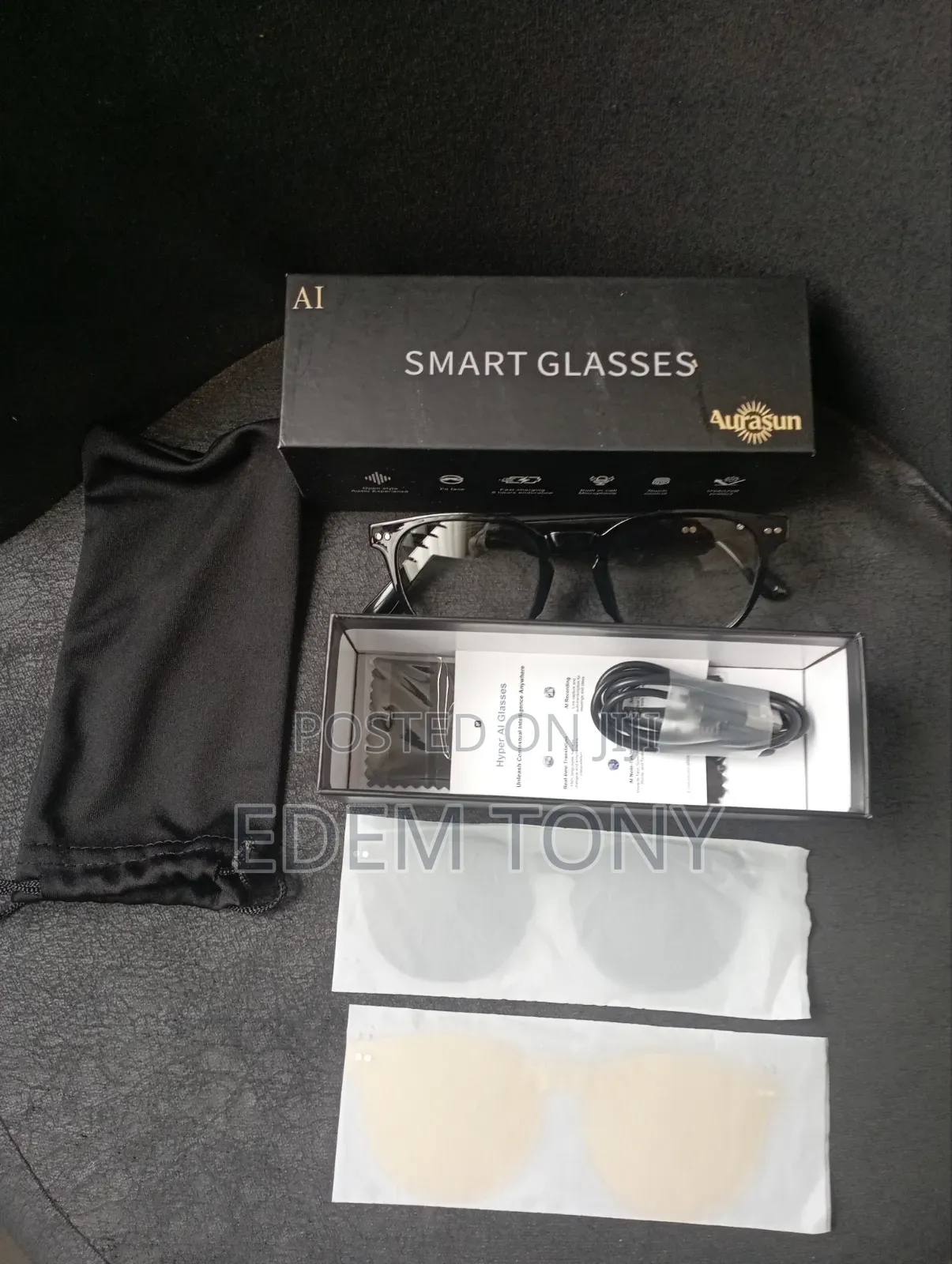 AuraSun AI Smart Audio Glasses/Sunglasses