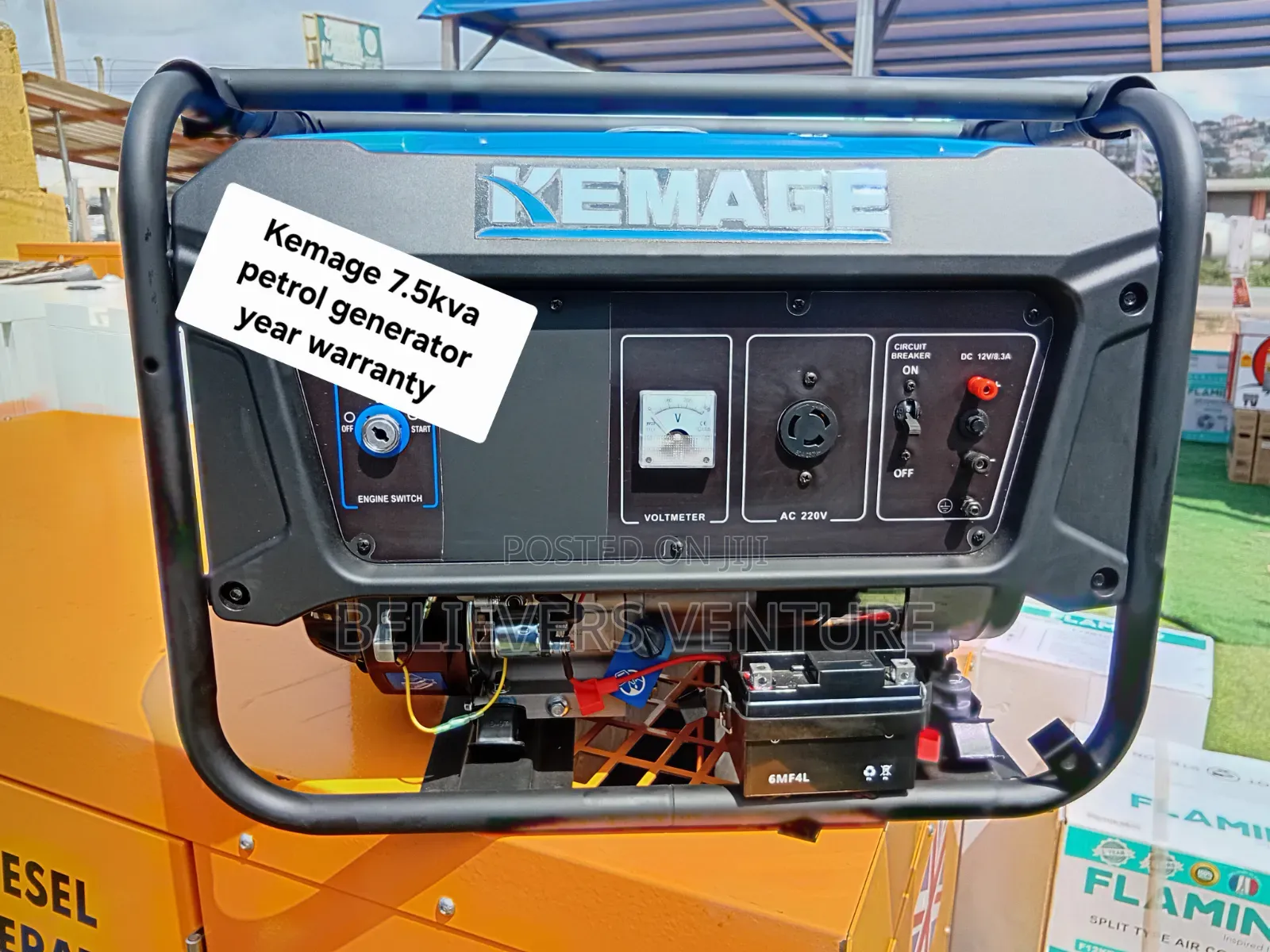Kemage 7.5kVA Petrol Generator – Reliable Power for Your Home