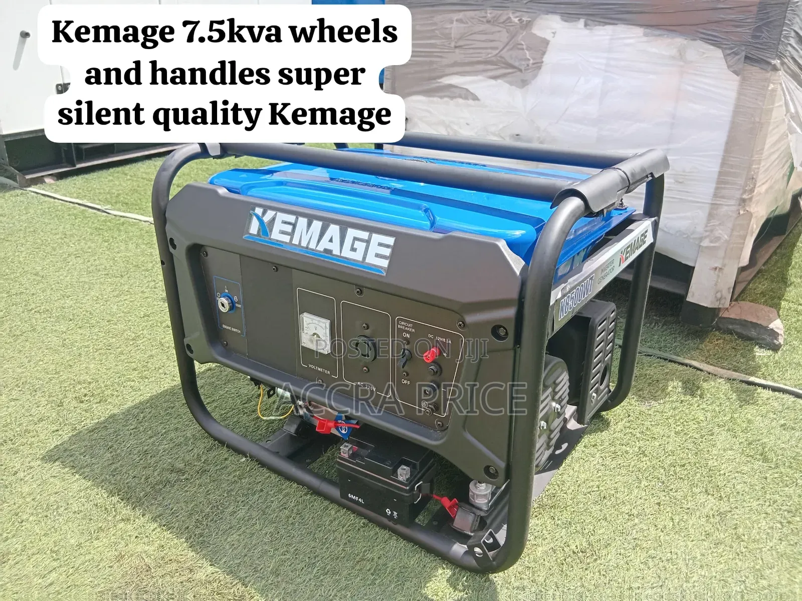 Kemage 7.5kVA Generator – Smart Design, Powerful Performance
