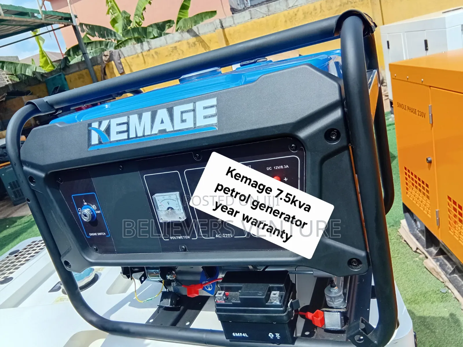 Kemage 7.5kVA Petrol Generator – Your Trusted Backup Power Solution