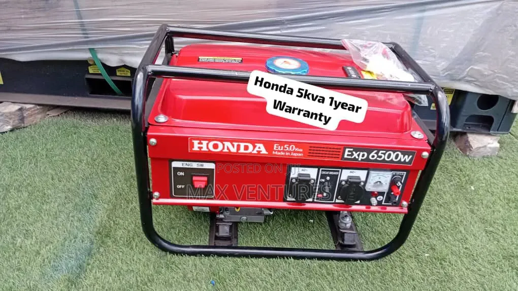 Honda 5kVA Generator With 6500W Output