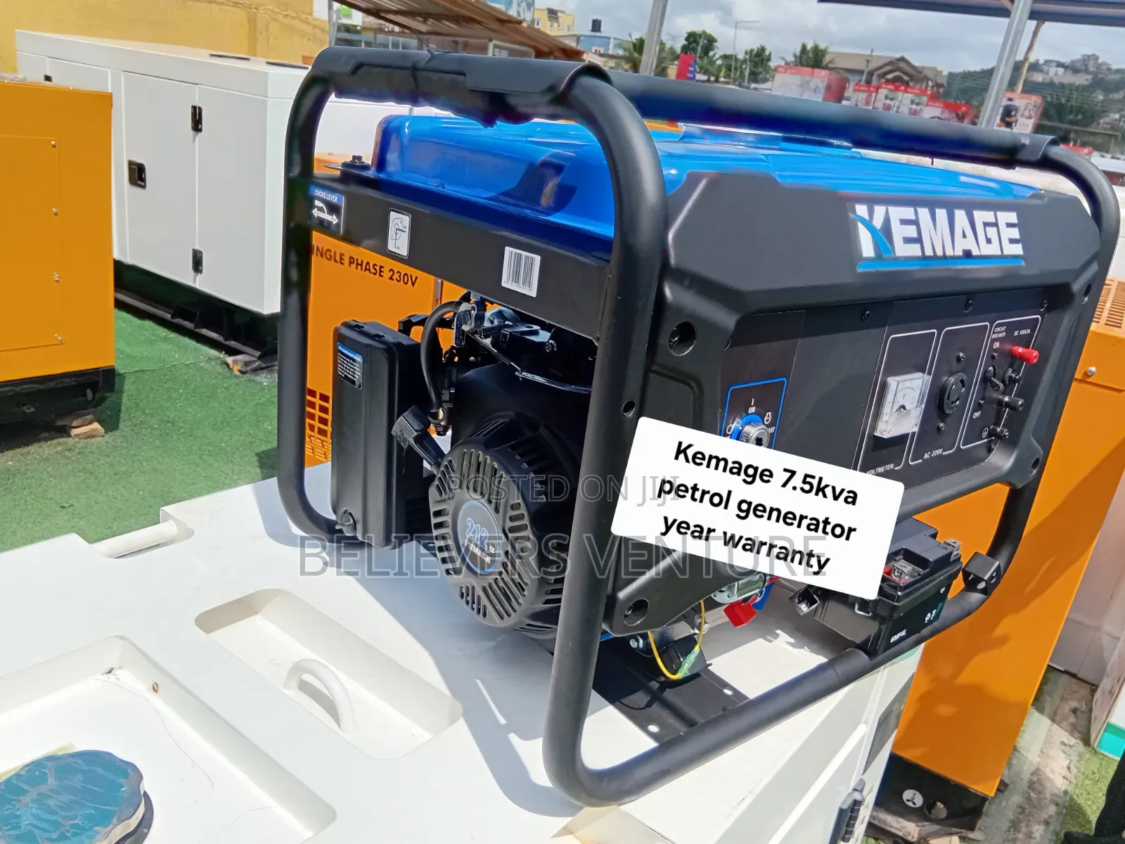 Kemage 7.5kVA Petrol Generator – Keep Your Home Powered