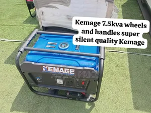 Super Silent Kemage 7.5kVA Genset With Strong Wheels and Handles