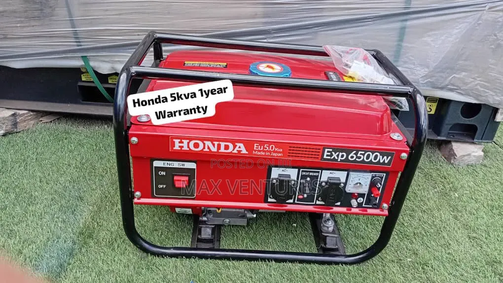 Honda 6500W Generator 5kVA Power Supply