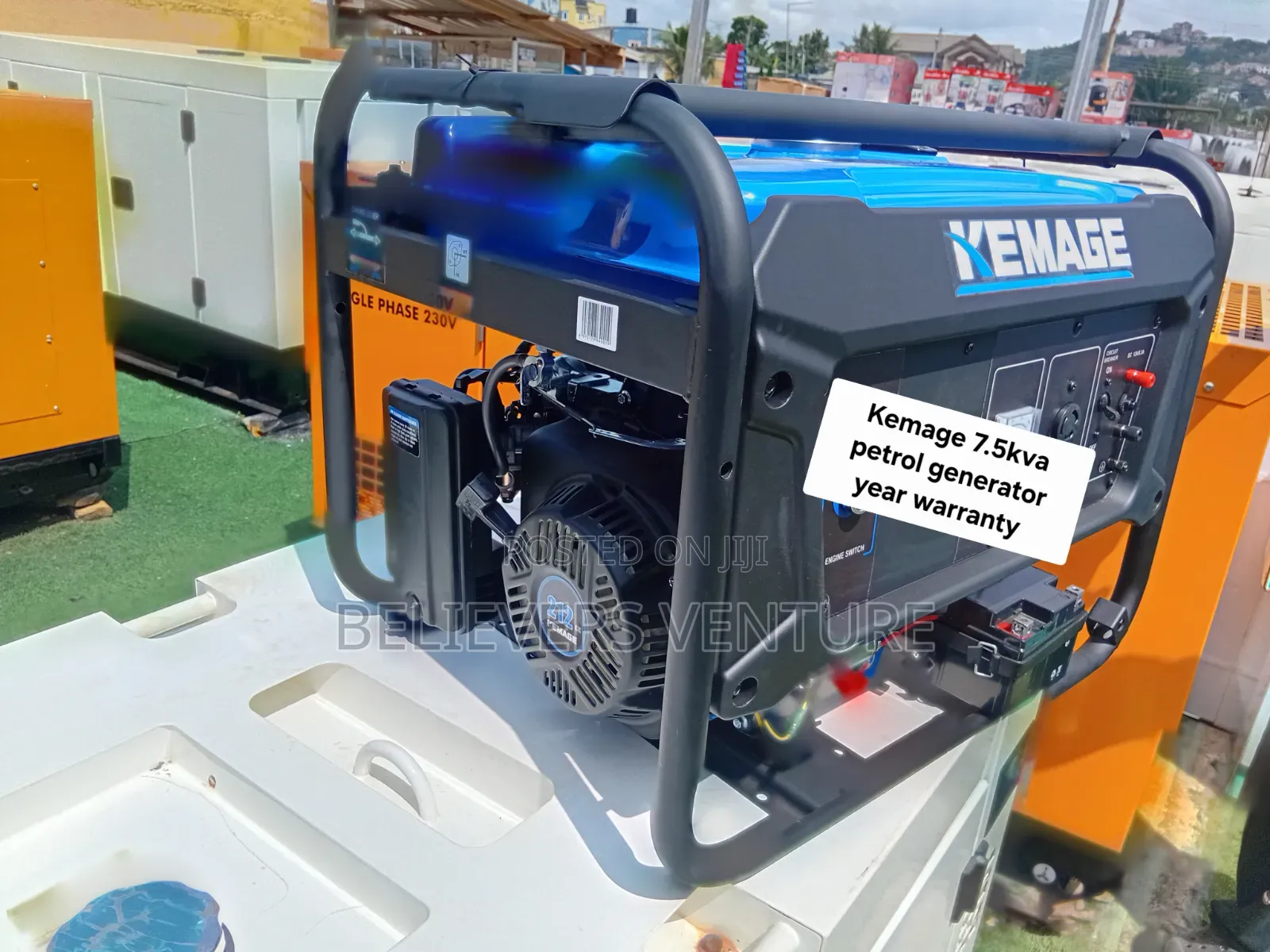 Kemage 7.5kVA Generator – Efficient Petrol Power for Home and Shop
