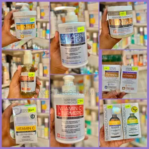 Advanced Clinicals VitC/Retinol/Collagen Peptide/Turmeric/CRM/Oil/Soap