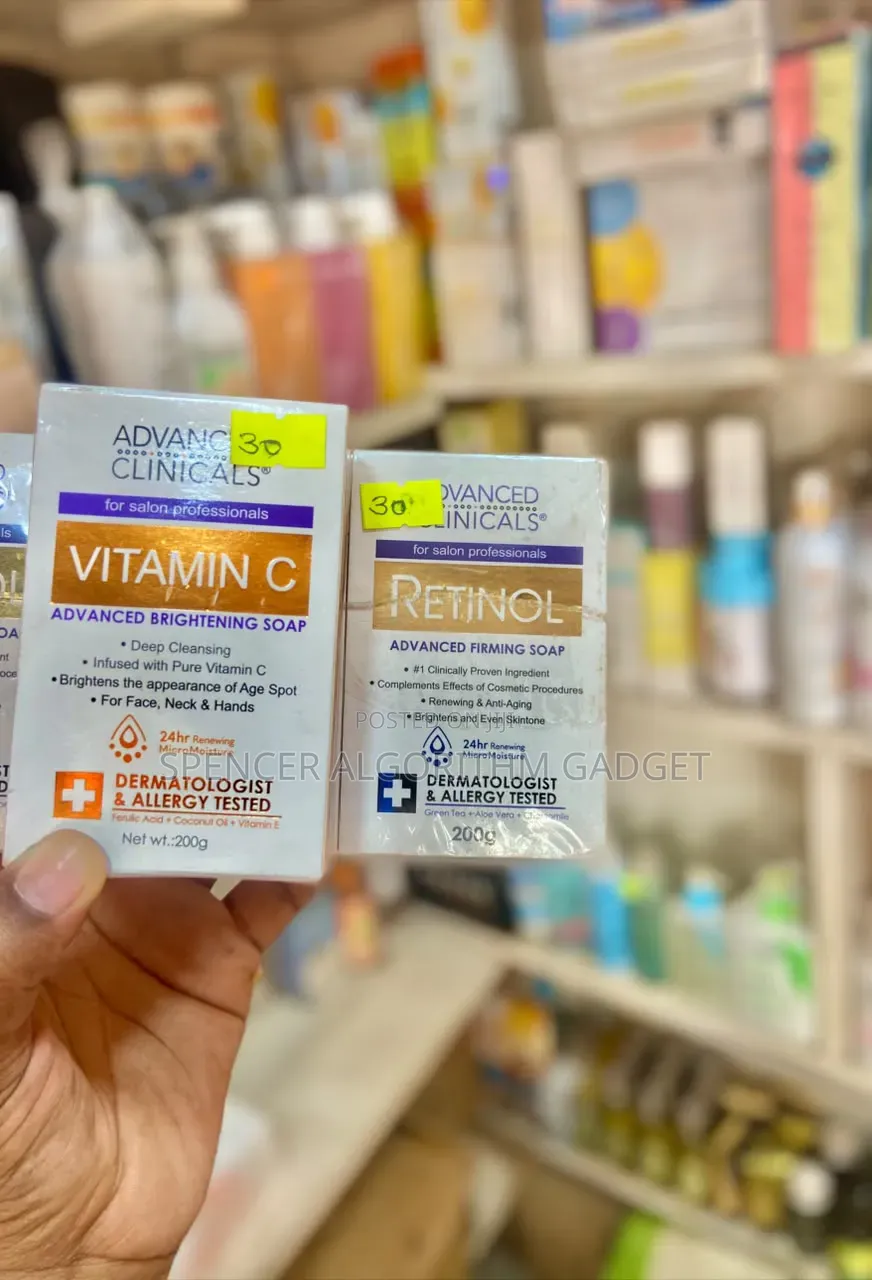 Advanced Clinicals VitC/Retinol/Collagen Peptide/Turmeric/CRM/Oil/Soap