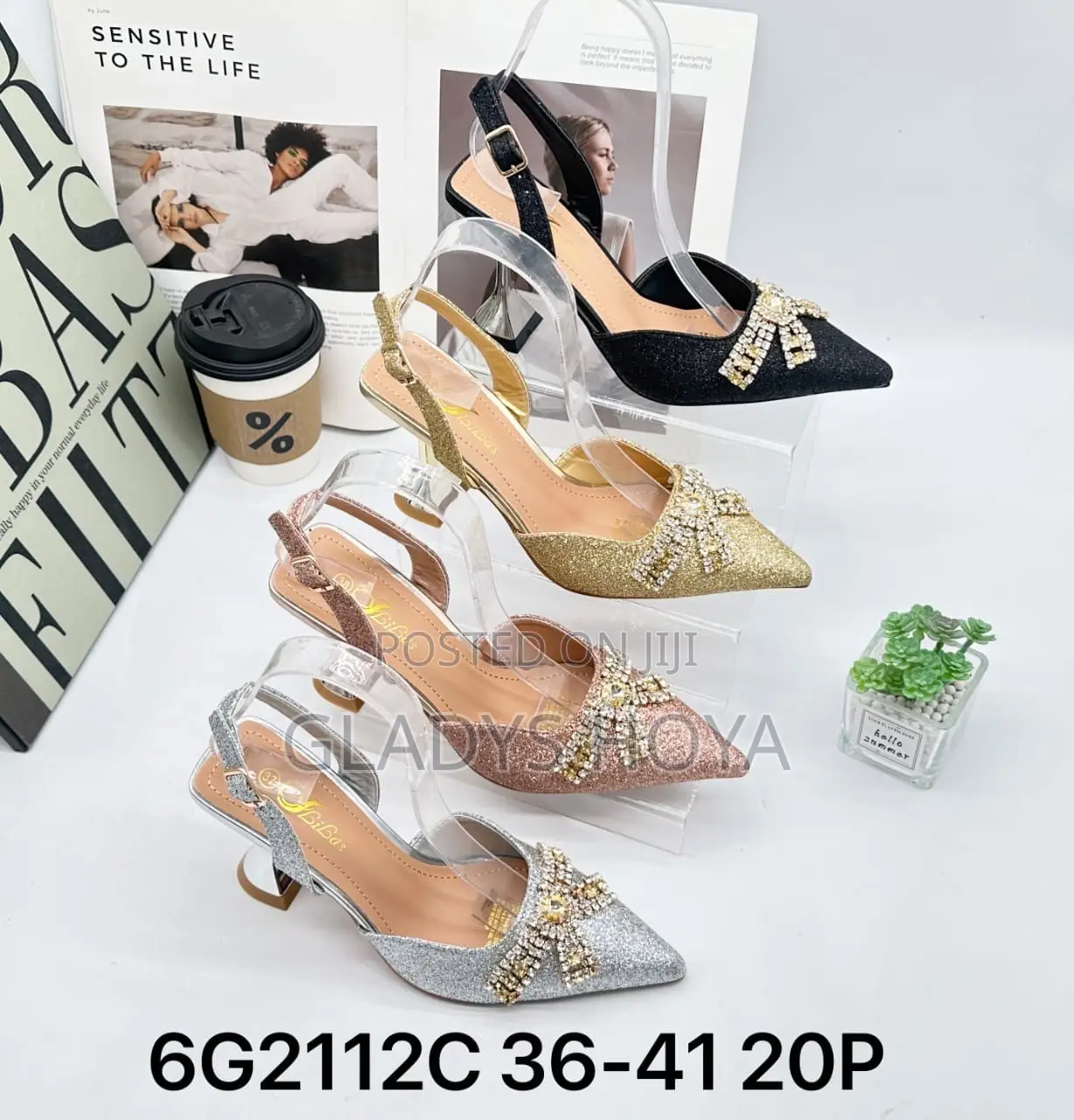 Ladies Half Shoe Sandals Heels