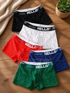 3 Pairs of Men’s Breathable Elastic and Soft Boxer Briefs