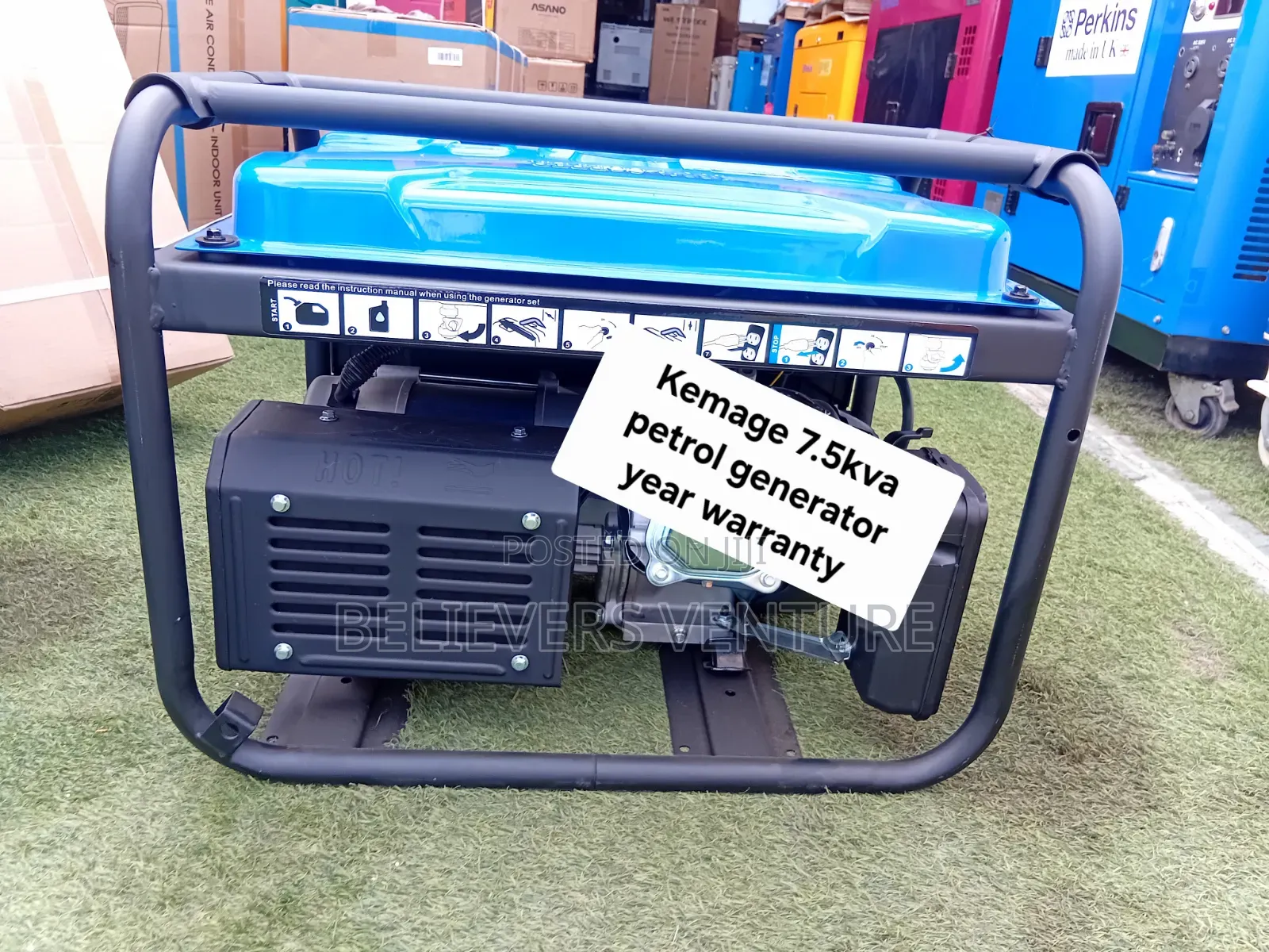 Kemage Generator 7.5kVA – Reliable Petrol Power for Every Day