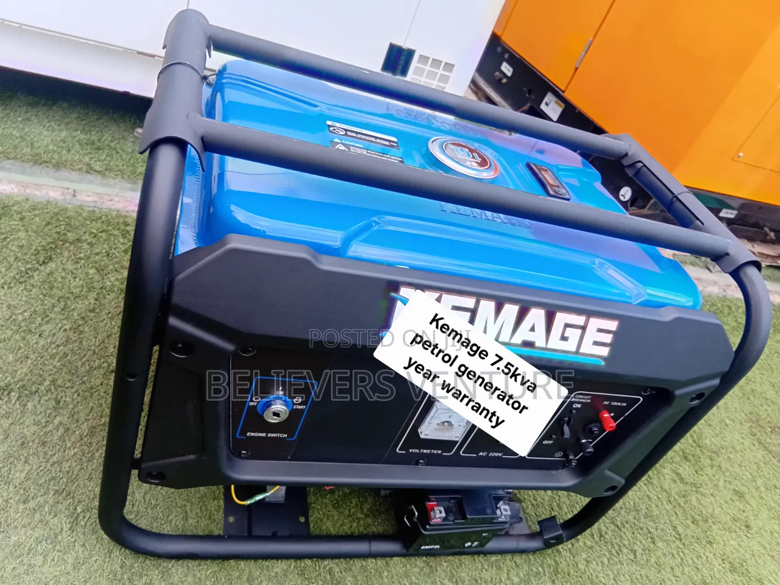 Kemage 7.5kVA Generator – Convenient Power for Home and Business