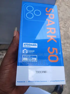 New Tecno Spark 50 128 GB Blue
