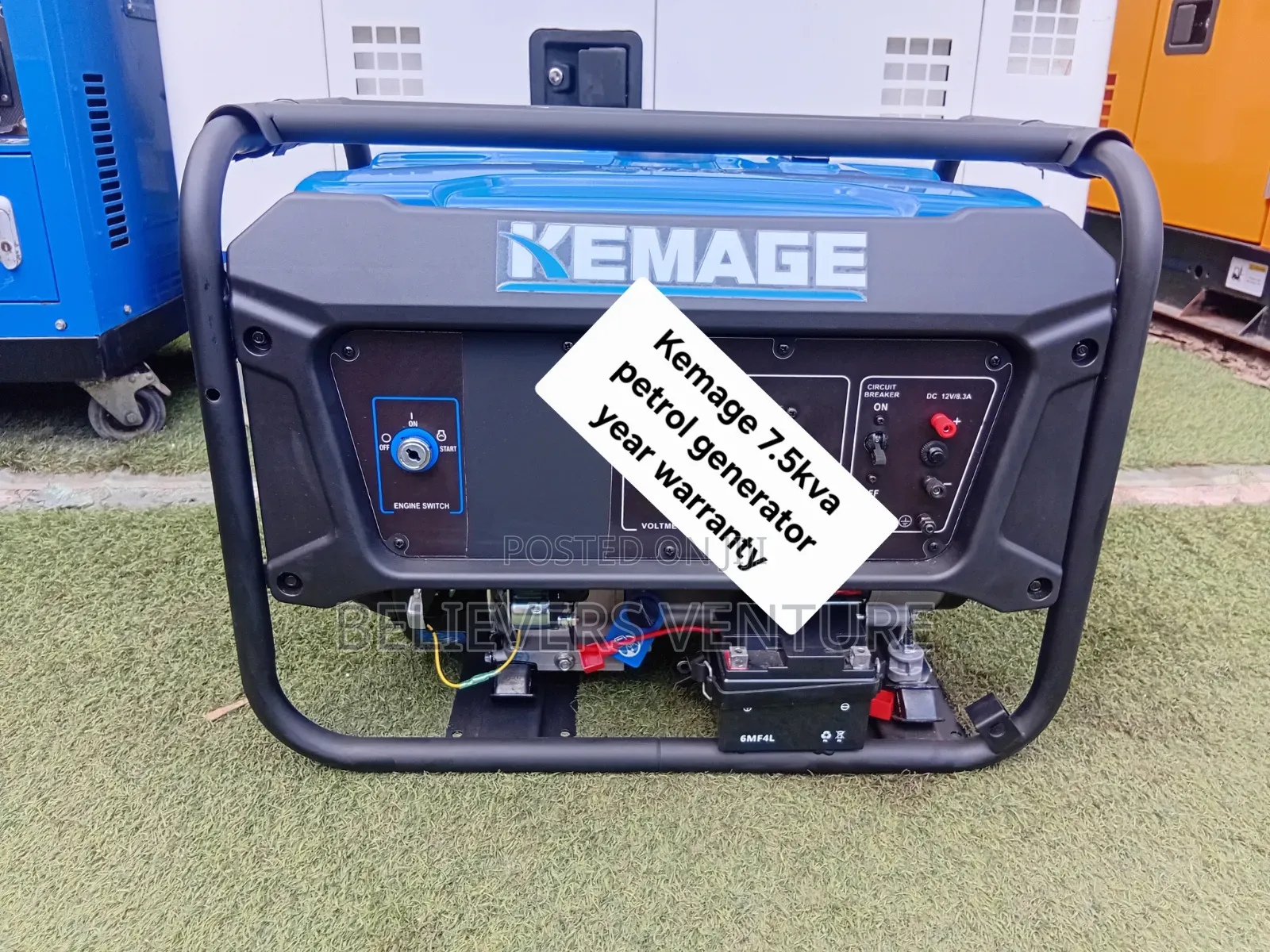 Kemage 7.5kVA Petrol Generator – Powerful Backup Power for Your Home