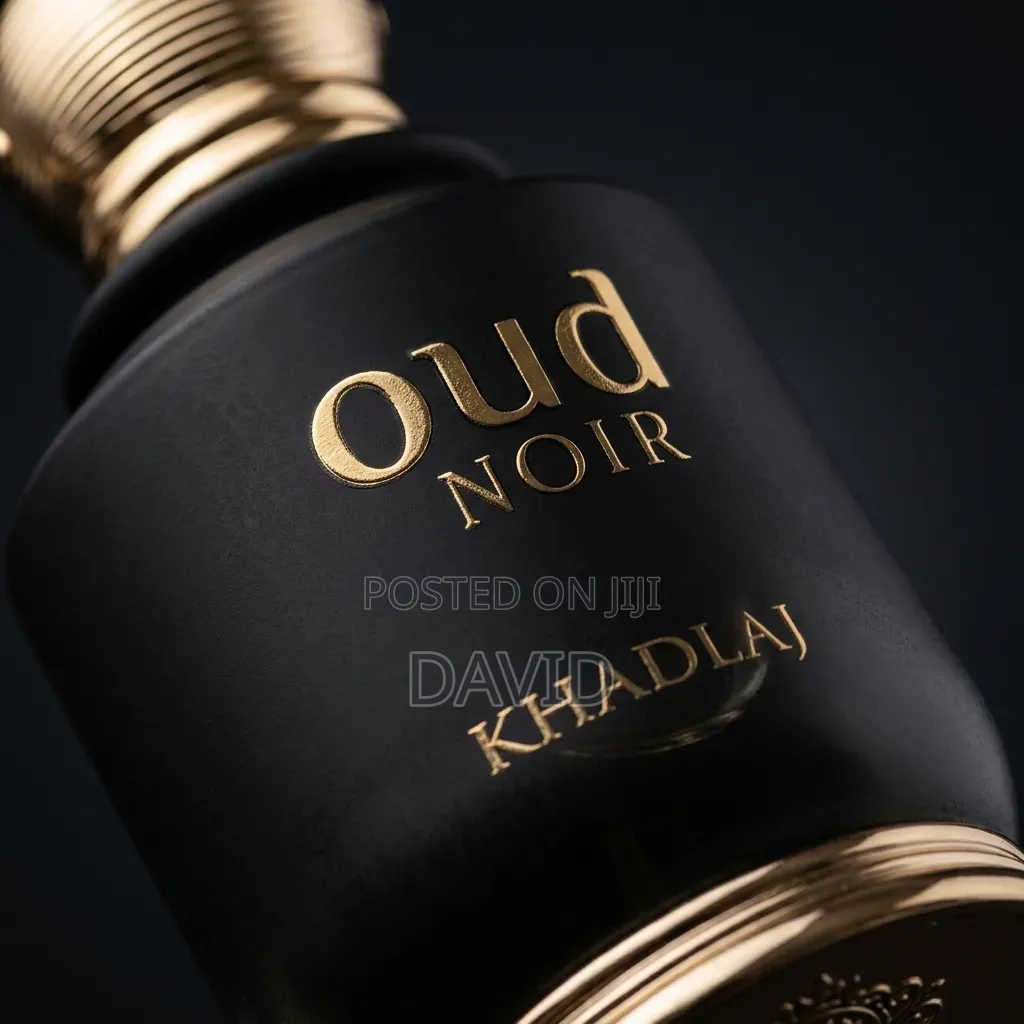Khadlaj Oud Noir Eau De Parfum (100ml) — The Essence of Dark Luxury
