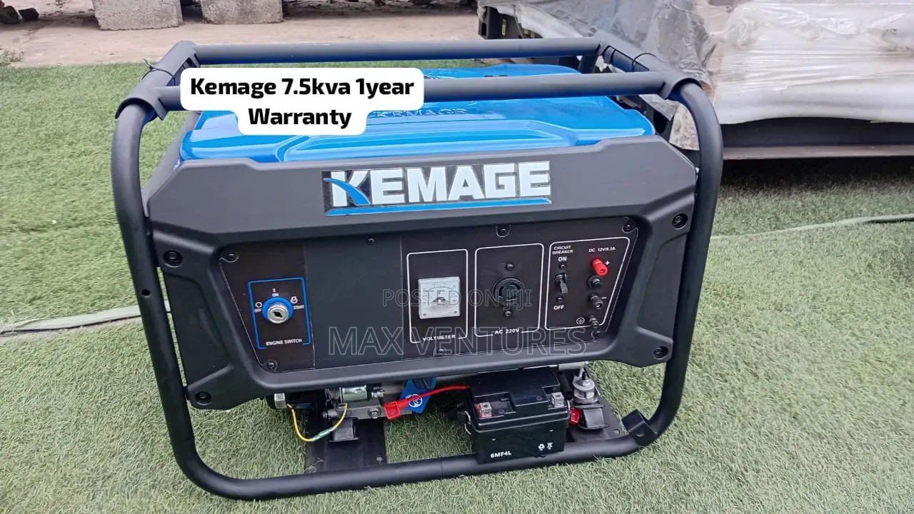 Kemage 7.5kVA Power Generator at Affordable Price