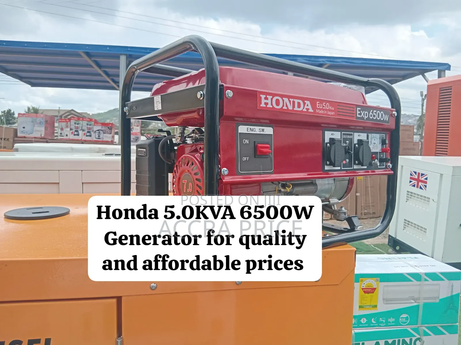 Quality Honda 5.0kva 6500W Generator Powerful Efficient and Affordable
