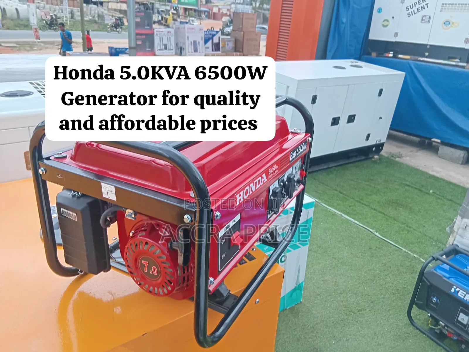 Honda 6500W Generator – Dependable Power for Homes, Shops and Offices