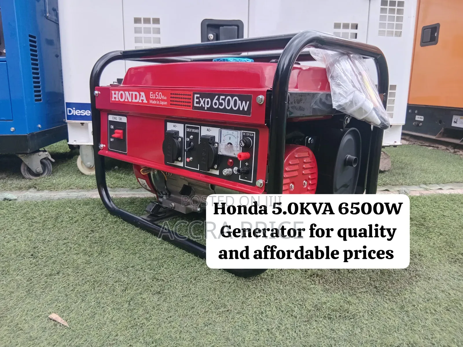 Honda 6500W Generator – Affordable Power for Every Business