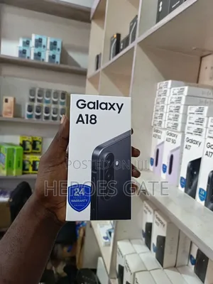 New Samsung Galaxy A18 128 GB Black