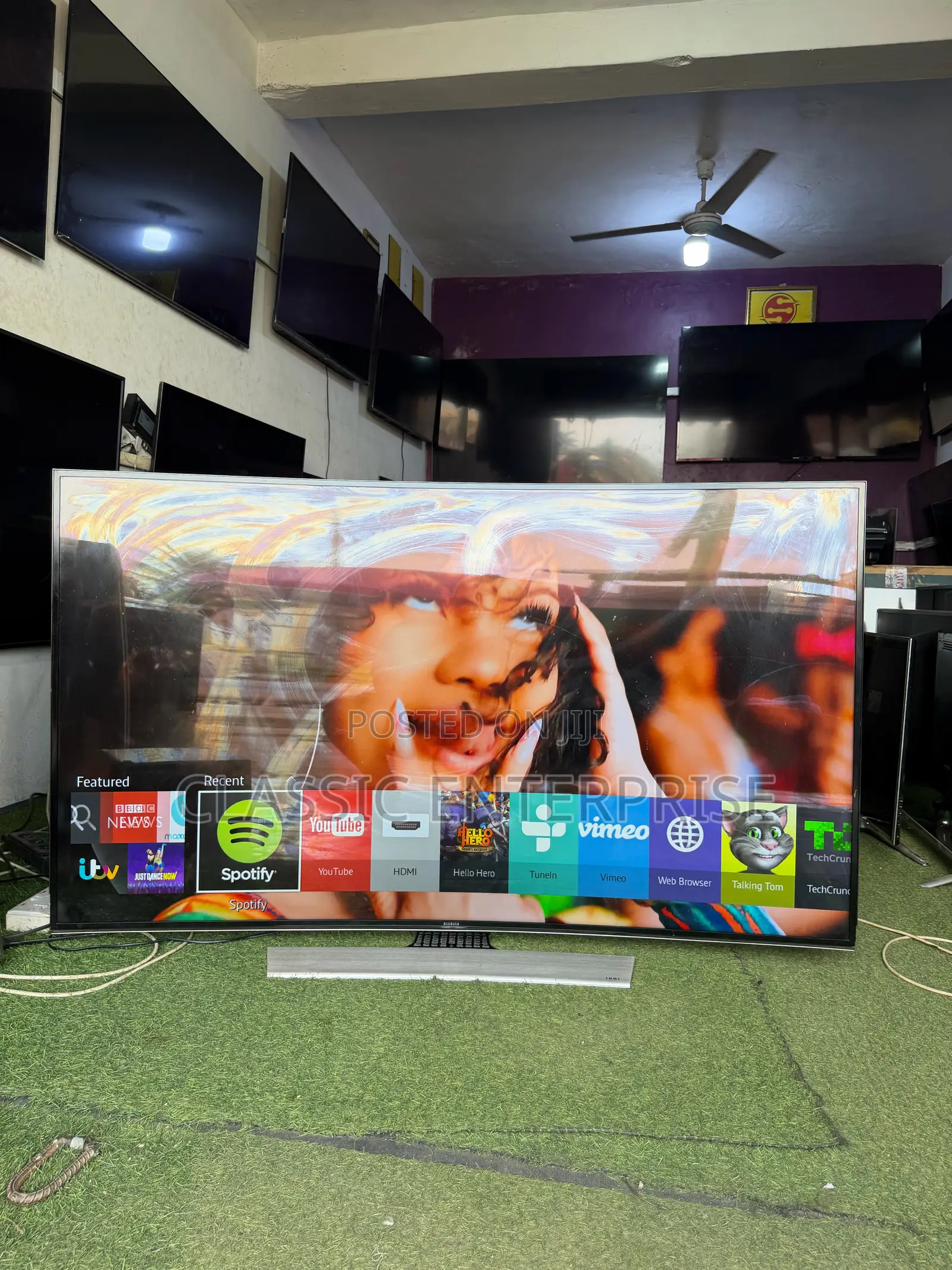 Samsung Smart 65 Inches Curve Uhd 4k Digital Satellite TV