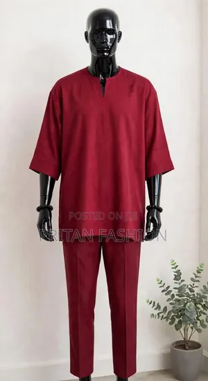 Pinstripe/Cashmere Kaftan