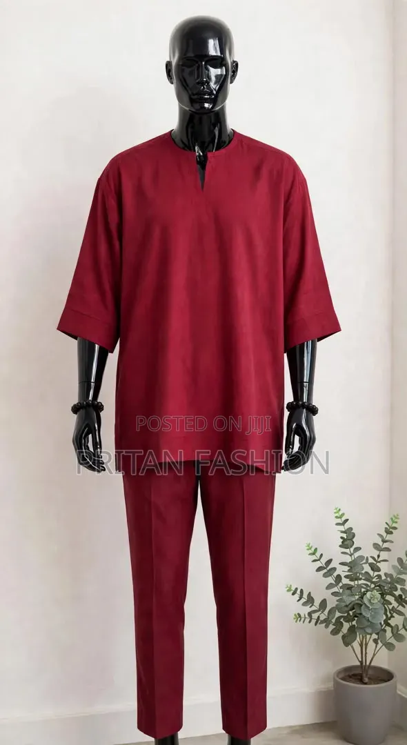 Pinstripe/Cashmere Kaftan