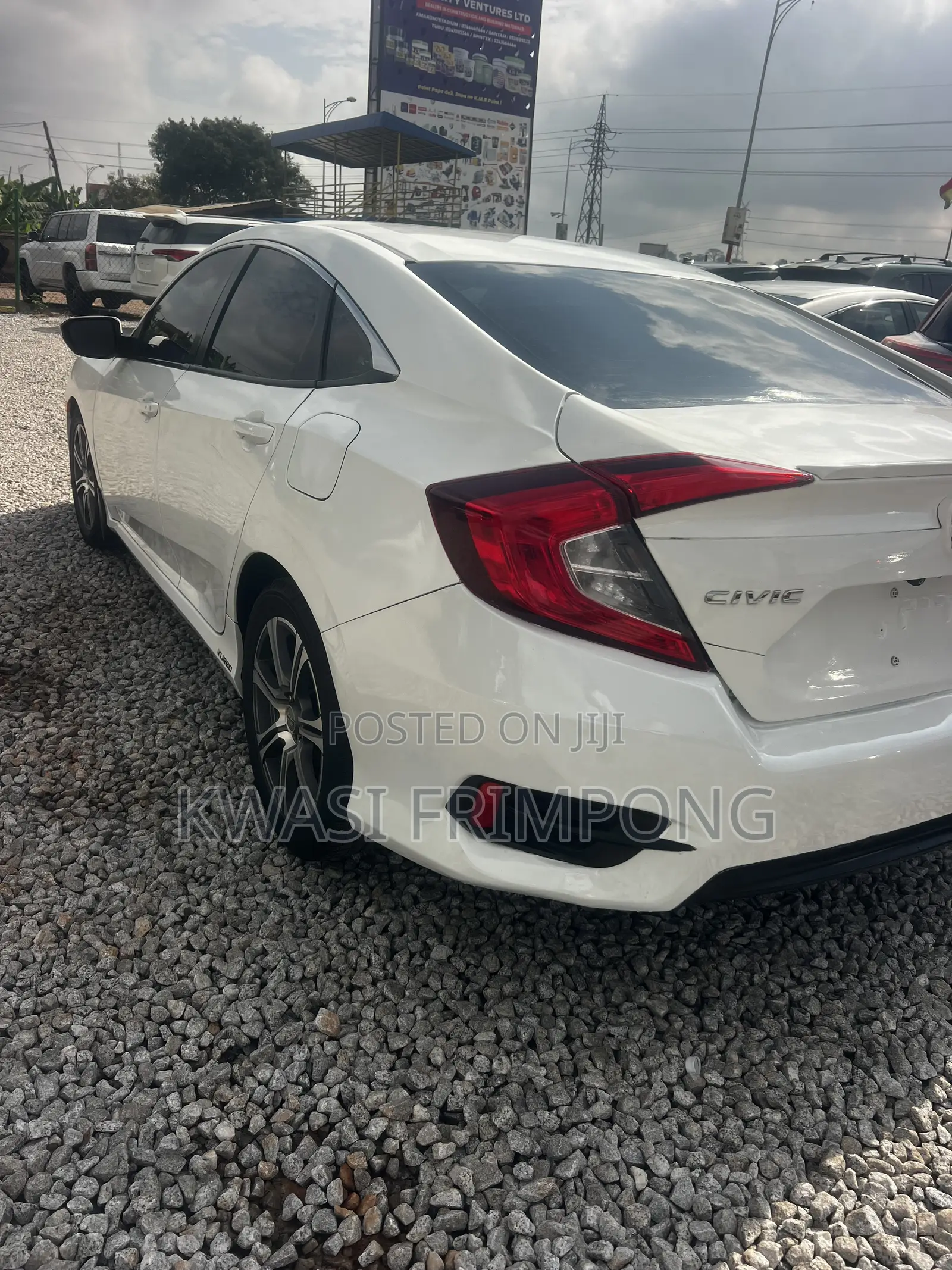 Honda Civic EX 4dr Sedan (2.0L 4cyl) 2017 White