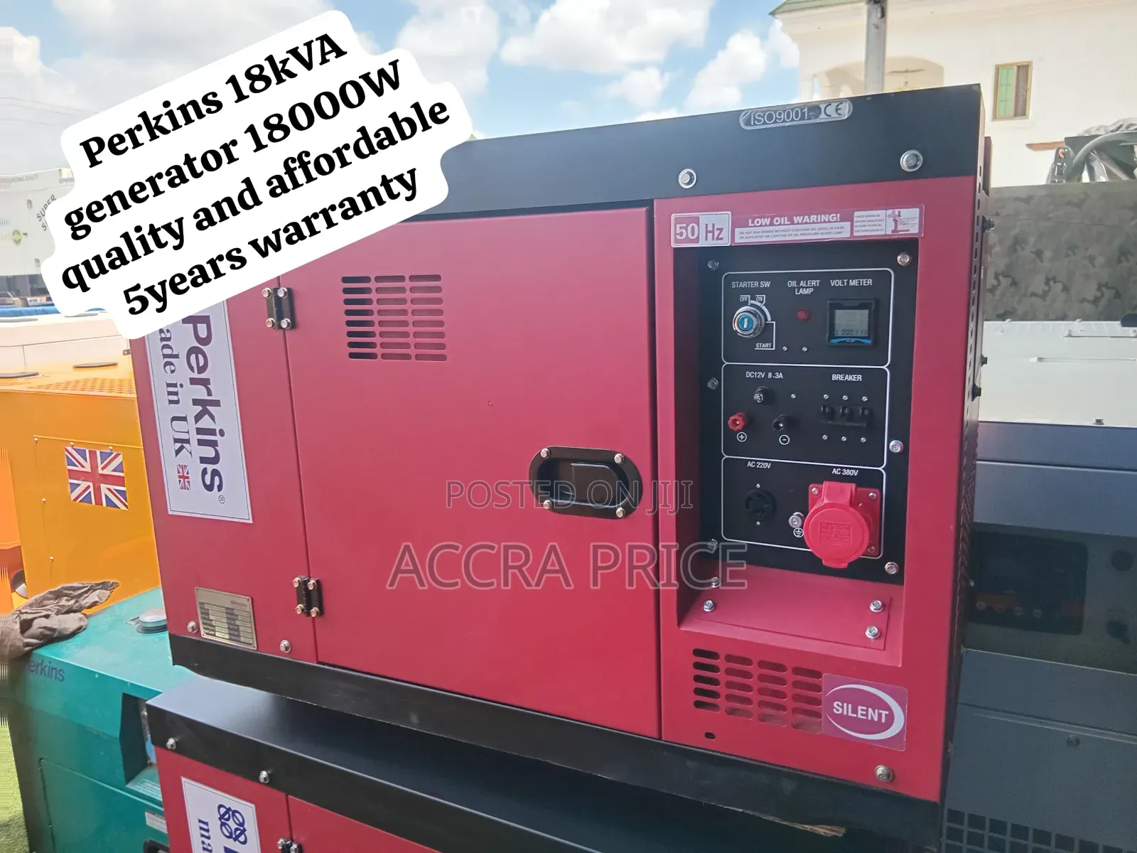 Perkins 18kVA 18000W Diesel Generator Quality Power Affordable Price