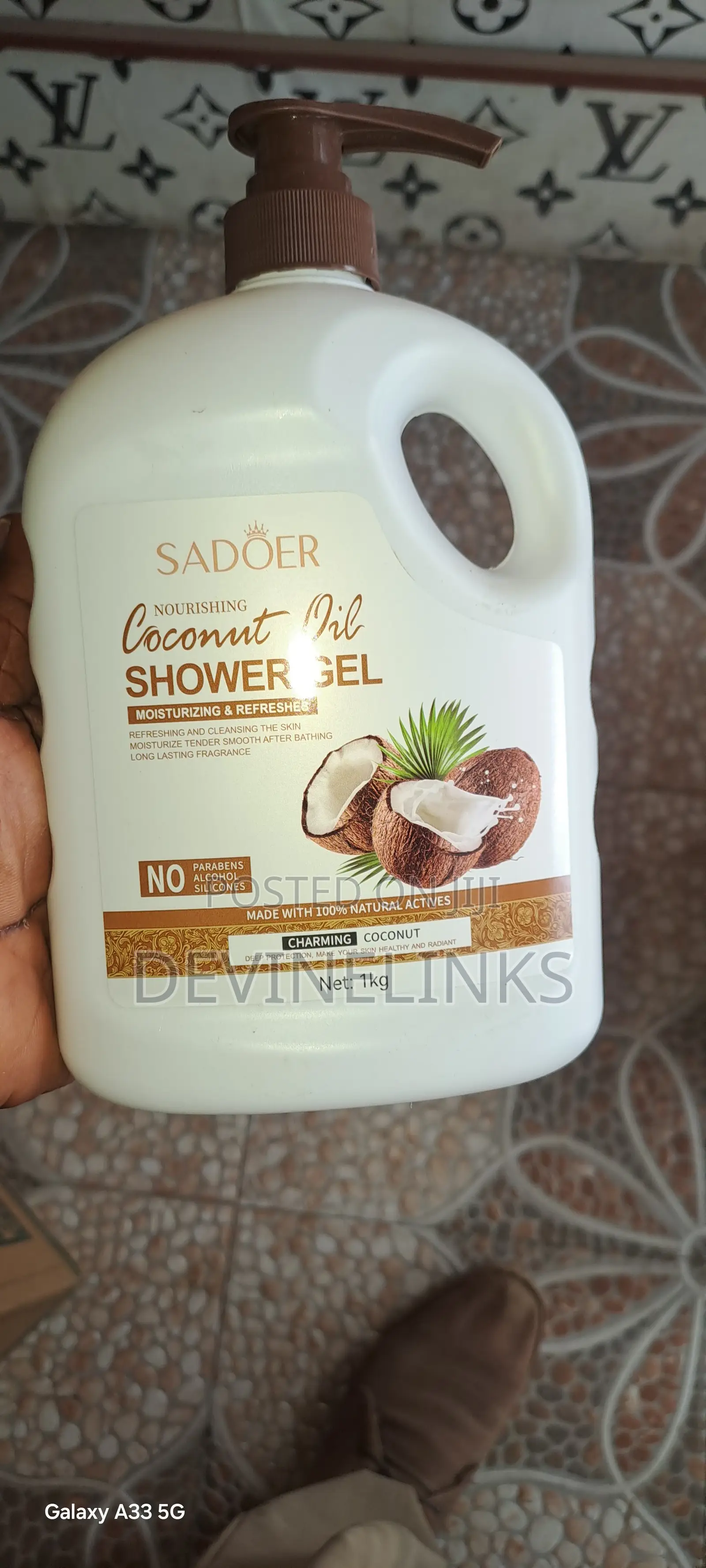 SADOER Coconut Oil Shower Gel